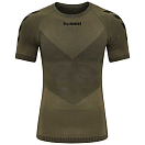 Купить Hummel 202636-6084-M/L Базовый слой с коротким рукавом First Seamless Зеленый Grape Leaf M-L 7ft.ru в интернет магазине Семь Футов