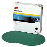 3M 71-01550 Green Corps Stikit 40Е 8´´ Производство Диски 50 Единицы Зеленый Green
