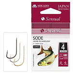 Mikado HS10004-14G Sensual Sode Зубчатый Крюк Серебристый Golden 14 