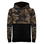 Kumu 007540-00100-00300-00 Толстовка с капюшоном Deception Черный Camo / Black L