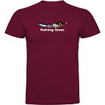 Kruskis CA655004116K034 Футболка с коротким рукавом Fishing Fever Красный Dark Red XL