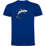 Kruskis CA65500605C065 Футболка с коротким рукавом Tuna Fishing Club Голубой Royal Blue 3XL