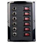Talamex 14577046 Выключатель Panel Автоматический выключатель Черный Black