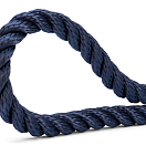 GLEISTEIN 245100355 GeoTWIST POLYESTER - Трехниточный швартовочный трос / темно-синий / Веревка-Ø: 10 мм 16216-bvs