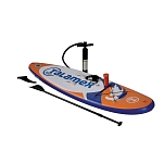 Talamex 85912940 Надувной комплект для падлбординга Wave 7´6´´ White / Orange / Blue 65x45x35 228.6 cm