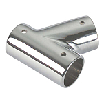 Foresti & suardi 2929635 Хромированная латунь 60° Т-образный соединитель Silver 25 mm 