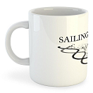 Купить Kruskis 42611S158 Sailing DNA Кружка 325ml Белая  White 325 ml (11 oz)  7ft.ru в интернет магазине Семь Футов