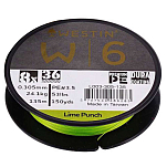 Westin L003-148-135 W6 8 135 m Плетеный  Lime Punch 0.148 mm 