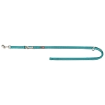 Trixie 200928 поводок для собак Premium Ramal Double Aqua L–XL