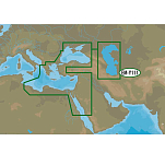 C-map MAX-NP_W_EM-Y111 Nt+ Wide East Mediterranean Black Caspian Seas Голубой Blue