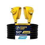 Camco 17-55197 Удлинитель Power Grip 15.24 m  Black 30A