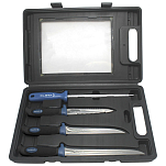 Kinetic G191-219-079 Pro Обрезной нож Голубой  Blue / Black