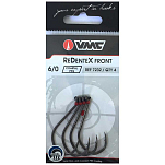 VMC AVM351226 H Simple 7232CT Колючий Одноглазый Крючок 4 единицы измерения Бесцветный Grey 6/0 