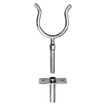 4water PA100563 Опора весла из нержавеющей стали Серебристый Silver 56 mm