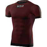 Sixs TS1-XLX-DRED Базовый слой с коротким рукавом TS1 Красный Dark Red XL-2XL
