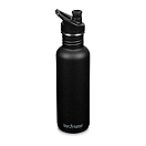 Купить Klean kanteen 1008439 Classic Бутылка из нержавеющей стали 800ml Спорт крышка Черный Black 7ft.ru в интернет магазине Семь Футов