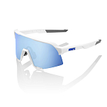 Спортивные очки с диоптриями 100% S3 / Matte White / HiPER Blue Multilayer Mirror Lens, rx-056/60005-00006