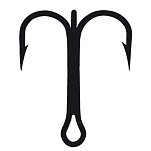 Mustad 17021 35647 BN Крюк Серый  Black Nickel (10 pcs) 8 