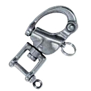 Купить Plastimo 423710 Snap Shackle Clevis Pin Swivel Carabiner  Stainless Steel 16 mm 7ft.ru в интернет магазине Семь Футов