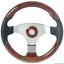 Technic steering wheel black/root coated 350 mm, 45.163.26