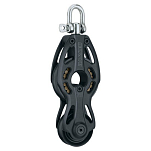 Harken 3241 75 Mm Сприддл шкив Черный  Black