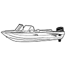 Купить Carver industries 500-79121XS11 AFB-21 Крышка лодки Белая White 7ft.ru в интернет магазине Семь Футов