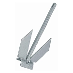 Plastimo p205998 Плоский якорь Grey 65x40x15 14 Kg