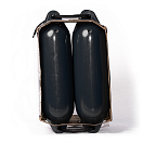 Купить Комплект Polimer Group MF15601P из 4-х надувных цилиндрических кранцев 15х60см 1,3кг из чёрного пластика общий вес 6кг 7ft.ru в интернет магазине Семь Футов