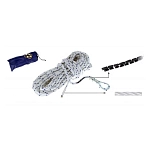 Oem marine 0202925 Свинцовый якорный канат 30 m White 10x15x25 10 mm