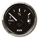 Купить Датчик уровня топлива KUS Ободок - S.S.316 с черным циферблатом OEM: KY10005 в интернет магазине Семь Футов