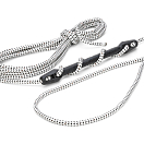 GLEISTEIN 56001 BAVARIA Dock Line / с швартовочным компенсатором / белый/черный / Веревка-Ø: 10 мм 56001-bvs