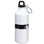 Kruskis MD4049S101S217 Frame Tennis 800ml Алюминиевая бутылка Бесцветный White