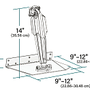 Lenco Pro Control Auto Standard 229 x 305 mm, Osculati 51.267.01