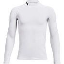 Купить Under armour 1366373-100-ylg Базовый слой с длинным рукавом ColdGear Armour Mock White / Black 30x25x2 13-14 Years 7ft.ru в интернет магазине Семь Футов