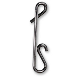 Zebco 6223018 Trophy Knotless Скрепки Для Бумаг Серебристый Silver 18 mm 