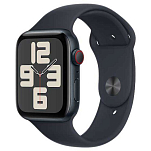 Apple MRH53QL/A Watch SE GPS + Cellular 44 mm Sport Band  Midnight S-M