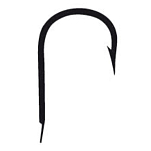 Mustad 10406 33385 BL Крюк Черный  Matt Black (50 pcs) 2/0 