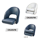 Купить Судовое кресло Vetus V-quipment Lieutenant CHLIEUTW 710 x 540 x 585 мм белое поставляется без стойки 7ft.ru в интернет магазине Семь Футов