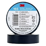 Лента 3M Temflex 165 10м 15x0,15мм из чёрного ПВХ электроизоляционная