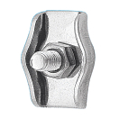 Купить Forniture nautiche italiane 606189 Simplex Wire Зажим для канатов из нержавеющей стали Серебристый Silver 4 mm  7ft.ru в интернет магазине Семь Футов