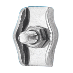 Forniture nautiche italiane 606189 Simplex Wire Зажим для канатов из нержавеющей стали Серебристый Silver 4 mm 