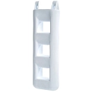 Купить Majoni 1515063 лестничный кранец 2 ступени White 12x25x75 55 x 25 x 12 cm 7ft.ru в интернет магазине Семь Футов