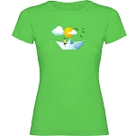 Kruskis 11502280xlk199 Футболка с коротким рукавом Paper Boat Green 30x25x2