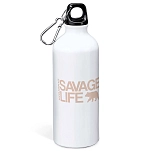 Kruskis MD4049S101C370 Бутылка Savage Life 800ml  White