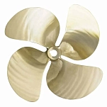 Vetus p4g1825r4 винт правого вращения P4G 18x25´´ 40 mm Gold 59x59x31