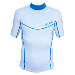 Seland ACMLY-BL-M Футболка с коротким рукавом Elastan Fina Голубой White M