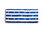 Kapok Triple Cushion / королевский синий / широкие полосы