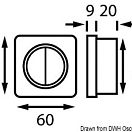 Double switch 10 A white/white, 14.486.05