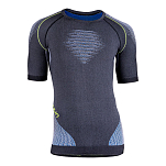UYN U100049-G976-L/XL Базовый слой с длинным рукавом Evolutyon Серый Anthracite Melange / Blue / Yellow L-XL