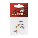 Carp expert 79005990 Силиконовые стопорные вертлюги Бесцветный Black / Red